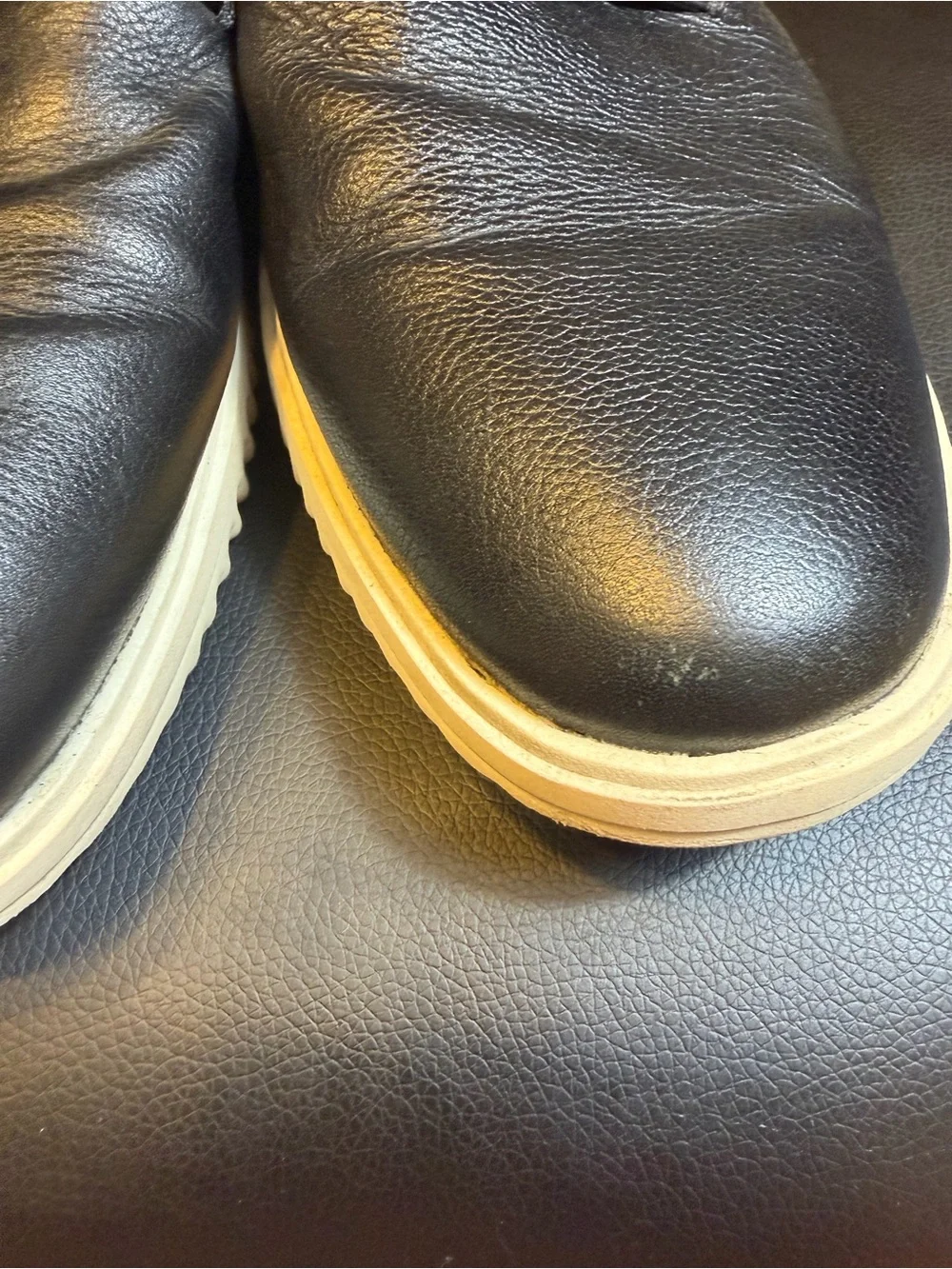 Cole Haan Grand+ Plus Plain Toe Oxford Black Leather Shoes C36934 Men’s Sz 12M